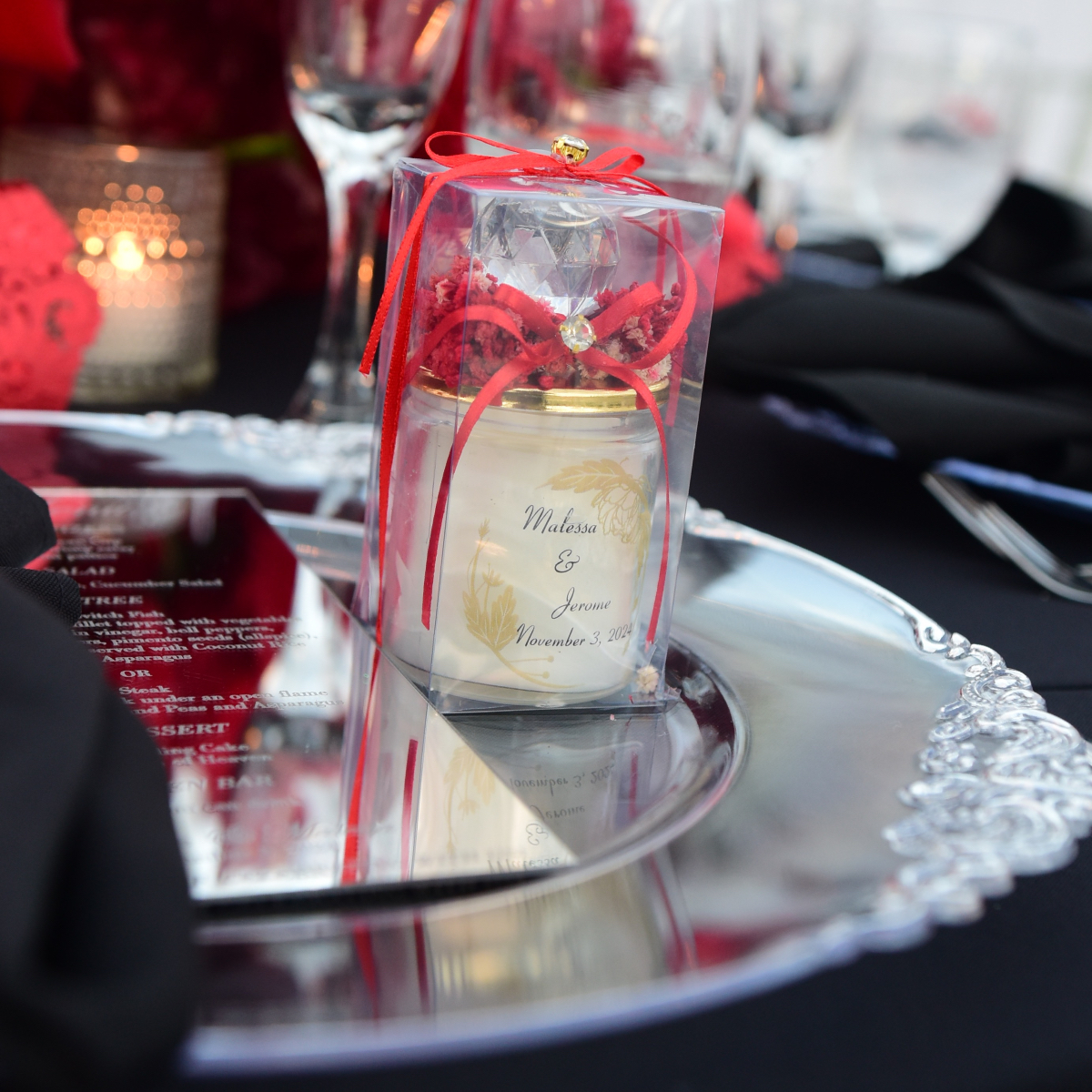 candle wedding favor